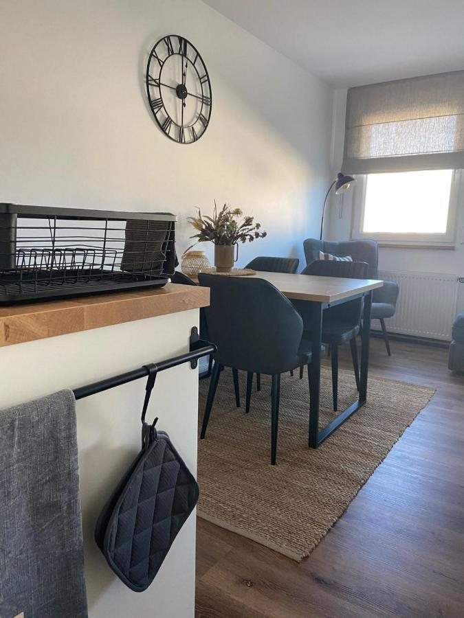 Ferienwohnung Hafenkoje Zum Anker Wolgast Exterior foto